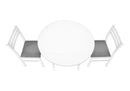 3 Pieces Dining Table Set, Small, Drop Leaf, Contemporary & Modern