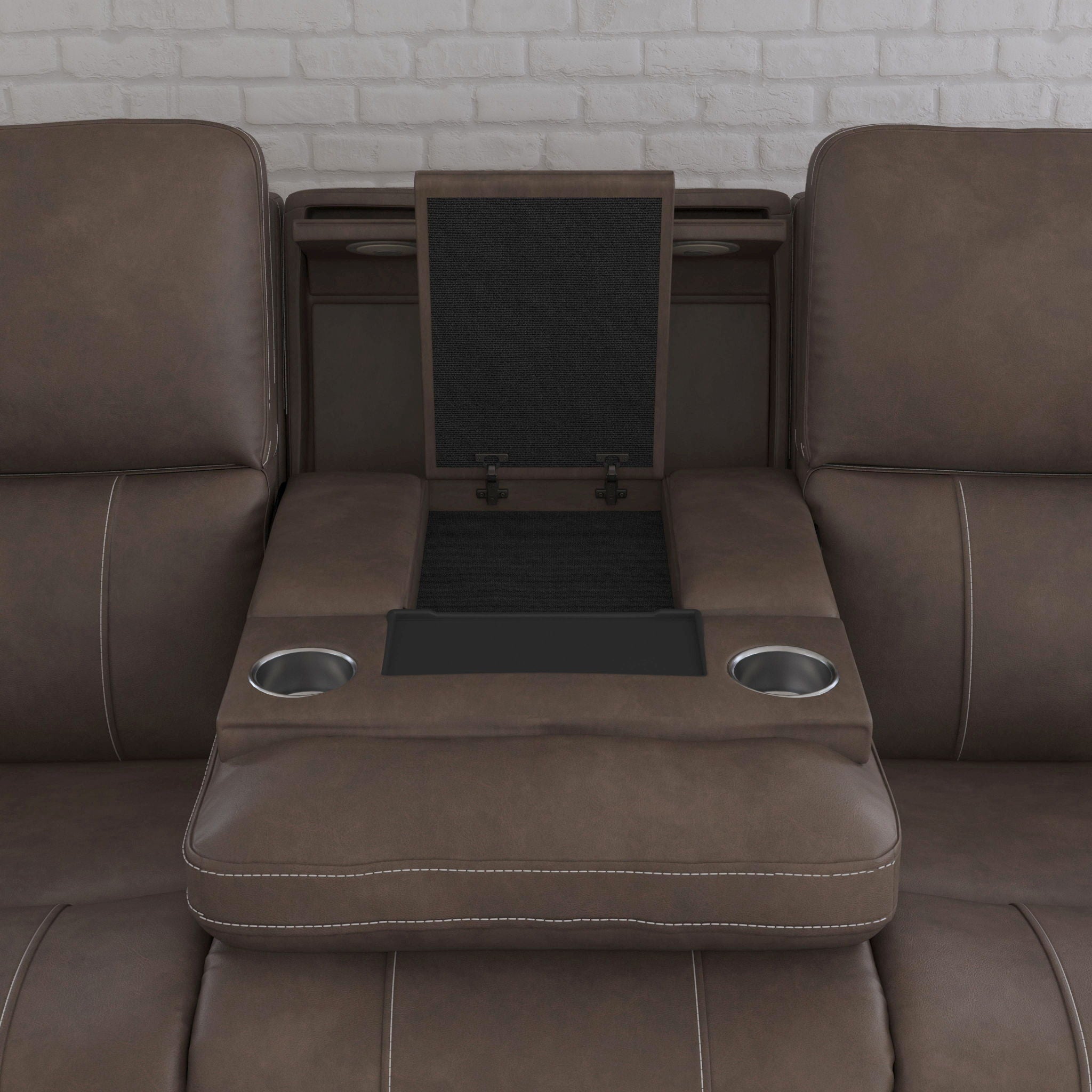Carter - Power Reclining Sofa With Console & Power Headrests & Lumbar