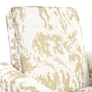 Push Back Upholstered Recliner Armchair