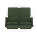 Stylish Sofa With Ottoman And Lumbar Pillows, Ergonomic Design