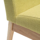 Contemporary Fabric Comfort Dining Chairs (Set of 2)