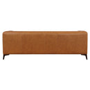 Fargo - Leather Sofa - Brown / Rustic