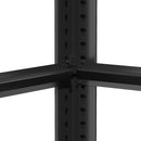 Heavy Duty 5 Tier Adjustable Metal Mesh Storage Rack With 2000 Lbs Capacity - Brushed Nickel