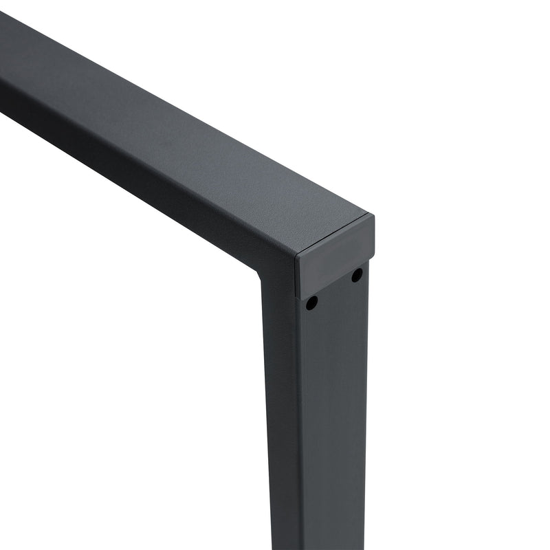 Industrial Rectangular Dining Table For 4 - 6 People