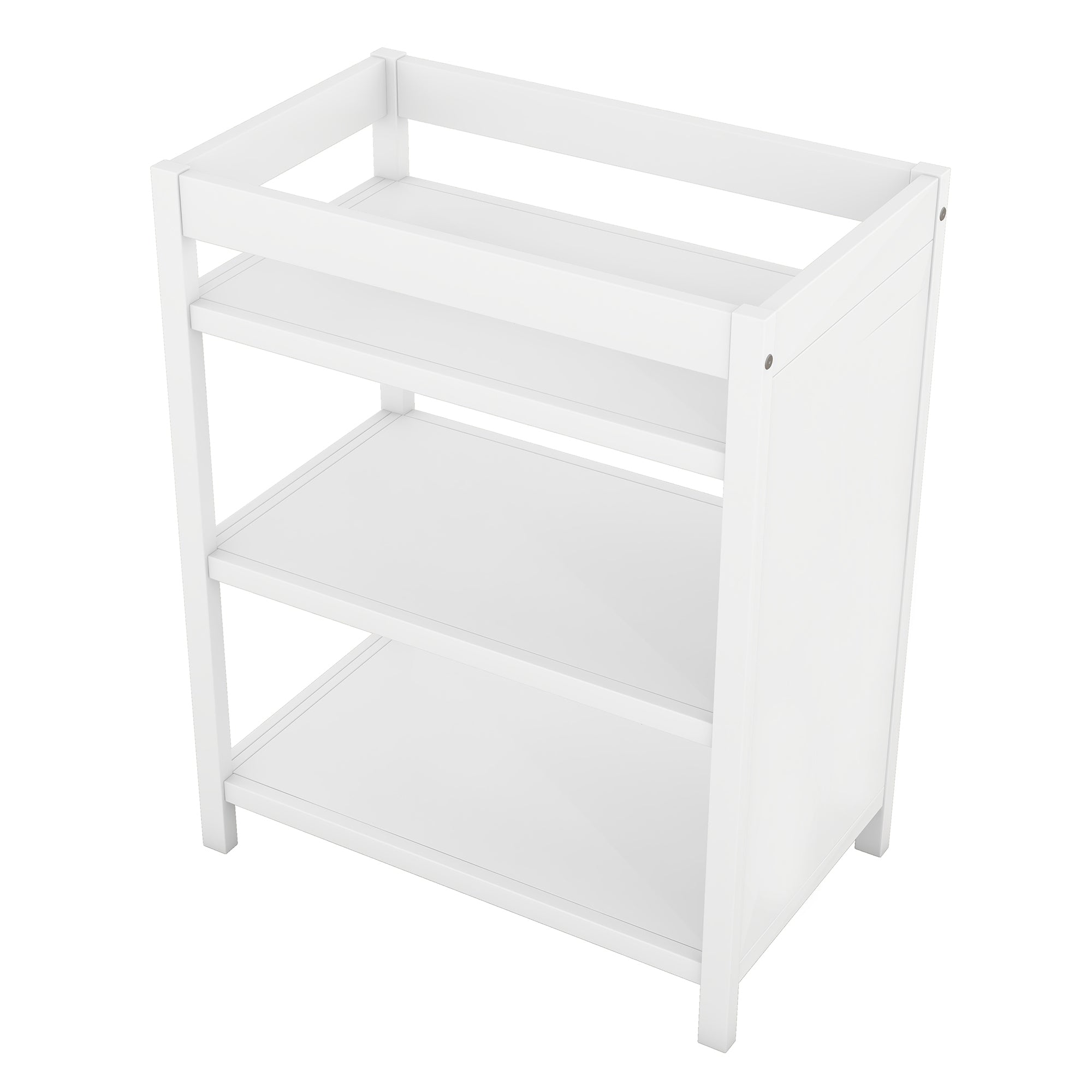Convertible Crib/Full Size Bed with Changing Table, White - Atlantic Fine Furniture Melbourne FL