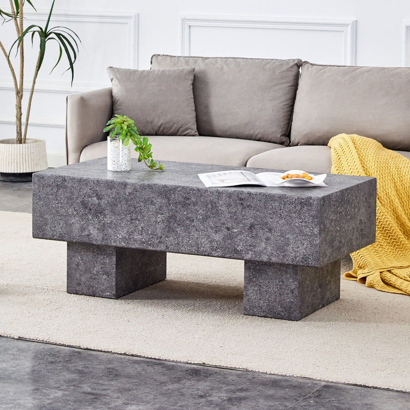 Modern Simple Marble Texture Coffee Table