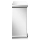 Lorelai - Mirrored Freestanding Electric Fireplace - Silver
