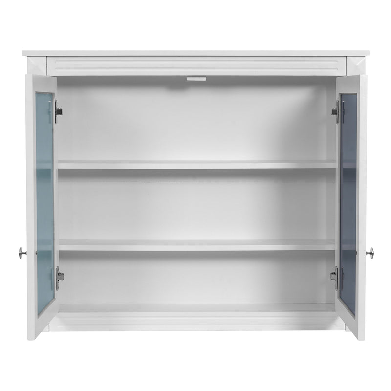 Wall-Mounted Medicine Cabinet With 2 Mirrors, Adjustable Shelves