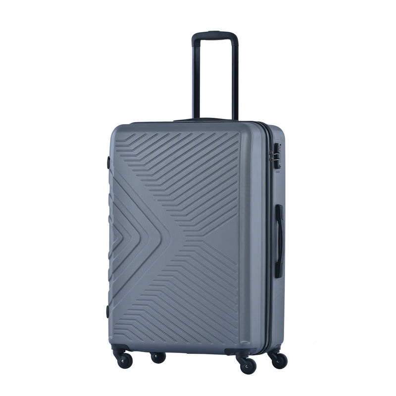 3 Piece Luggage Sets Lightweight Suitcase With Two Hooks, Spinner Wheels, Tsa Lock, Durable Hard Shell