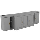 Murphy Bed With Shelves, Cabinets And USB Ports