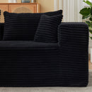 Modular Sofa With Golden Square Legs