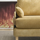 Mid Century Modern Foldable Sofa Bed, 3 In 1 Convertible Sleeper With 3 Pillows