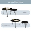 Round Nesting Coffee Table For Living Room (Set of 2)