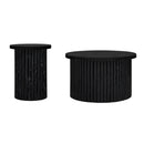 Modern Round Coffee Table And Side Table (Set of 2)