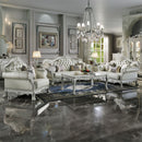 Dresden Chair - PU & Bone White Finish - Atlantic Fine Furniture Inc