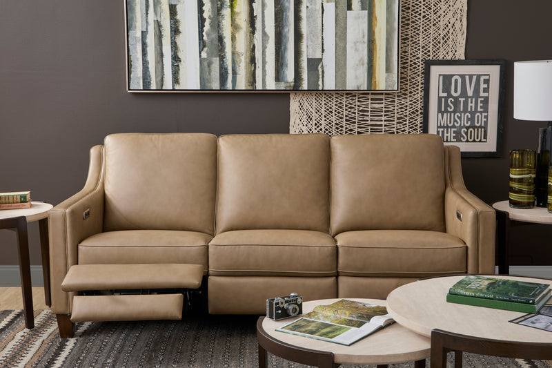 Finley - Power Inclining Sofa - Brown