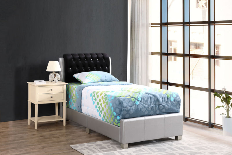 Marilla - G1503C-TB-UP Twin Bed - Silver