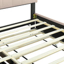 Upholstered Platform Bed With Storage Headboard, Trundle & 2 Drawers And A Set Of Sockets & USB Ports