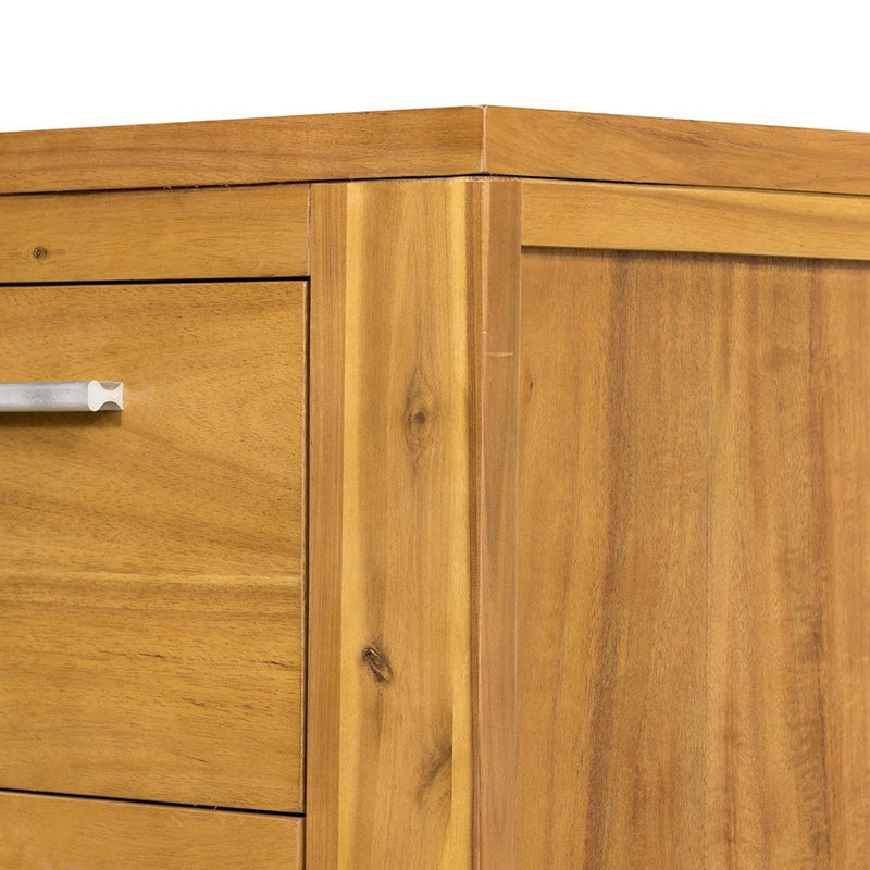 Nightstand - Natural Wood / Brown