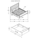 Kauffman - Transitional Storage Bed Bedroom Set