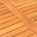 Perla - Rustic Square Coffee Table With Block Legs