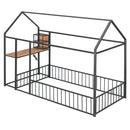 House Frame With Desk, Shelves, Power Outlets And USB Ports