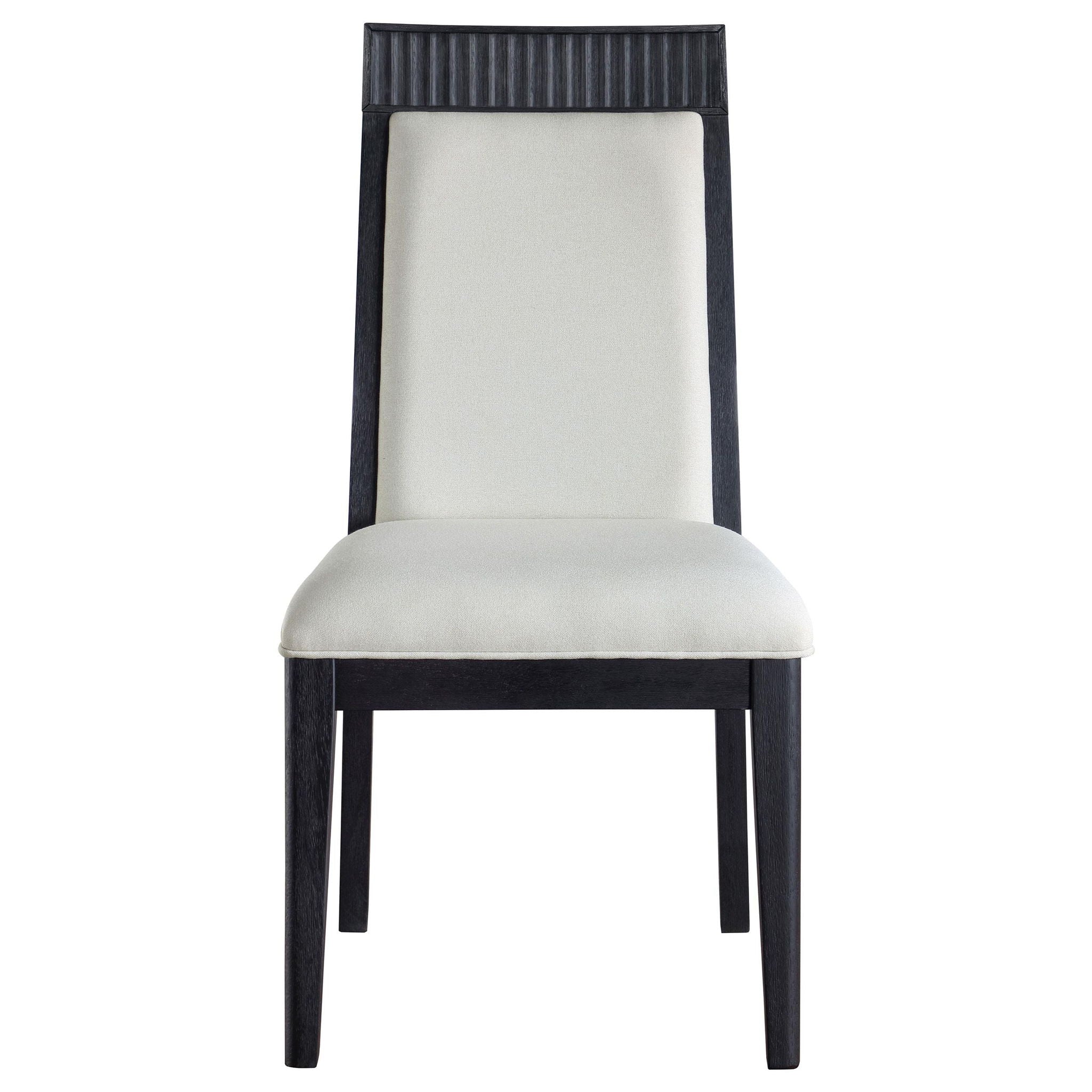 Brookmead Dining Side Chair Ivory and Black (Set of 2)