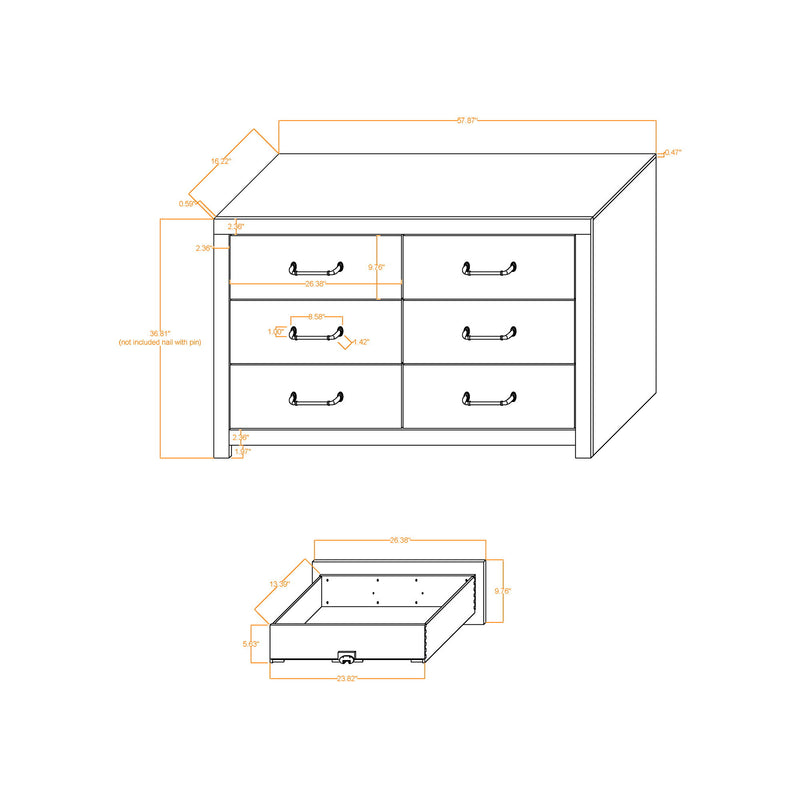 Monica - Bed With Panel Style And Slat Headboard
