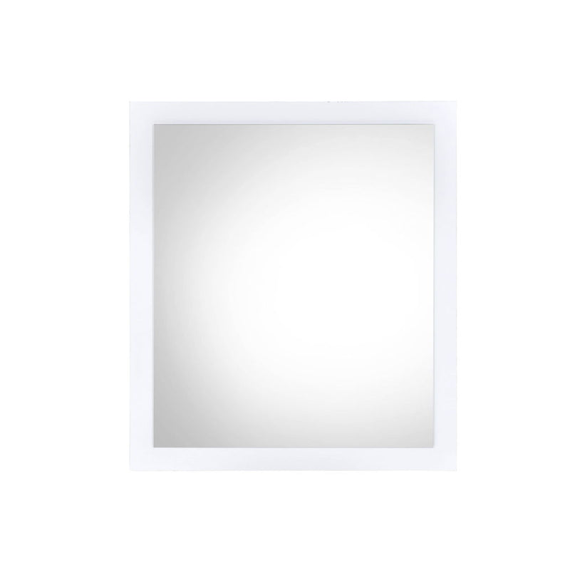 Perse - Mirror - White Finish