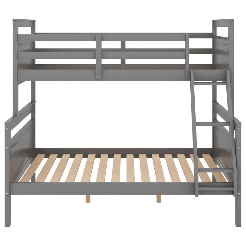 Bunk Bed With Ladder, Safety Guardrail, Perfect For Bedroom