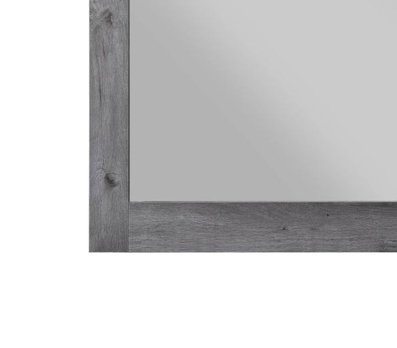 Vidalia - Rustic Mirror - Gray / Oak