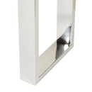 Rustic Glam Console Table With Reclaimed Wood And Iron Frame - Natural