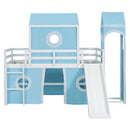 Loft Bed & Slide Tent And Tower