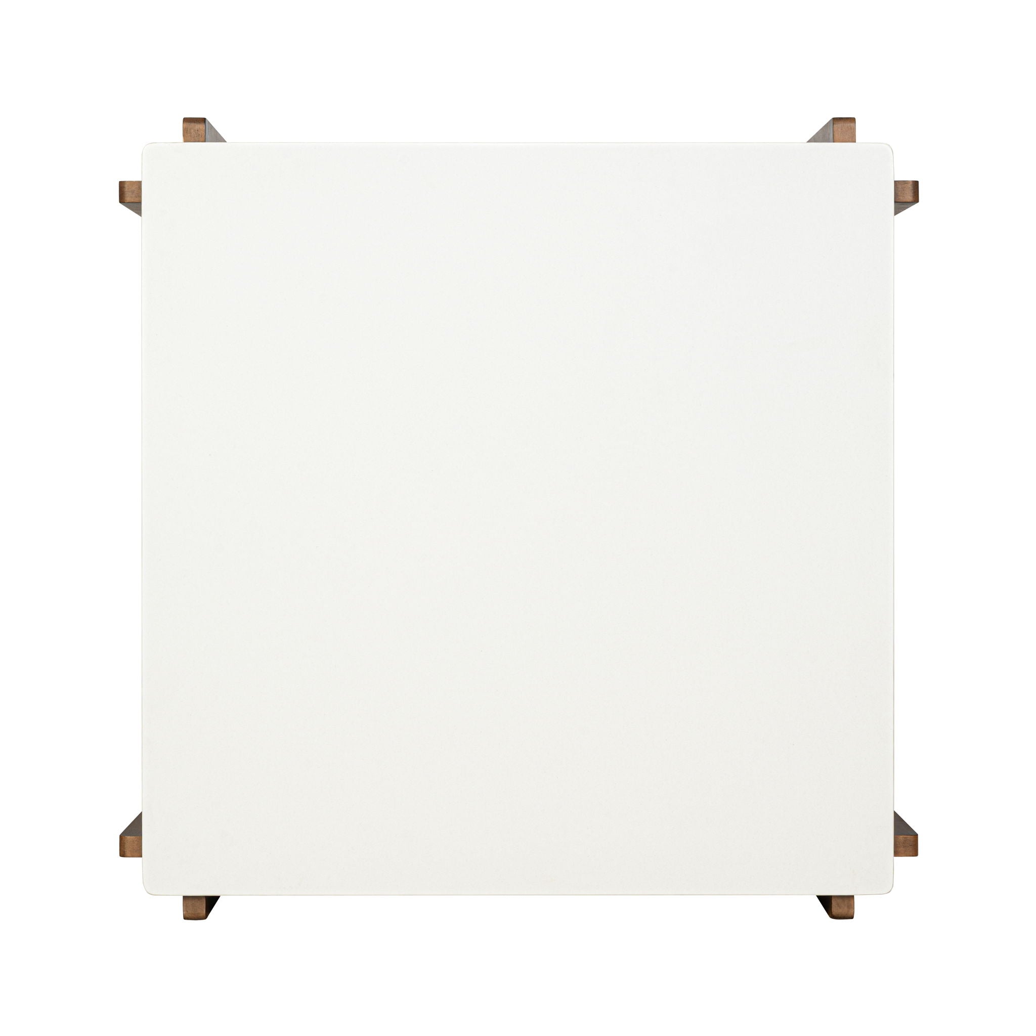 Lincoln - Square Coffee Table With Casters - Light Brown