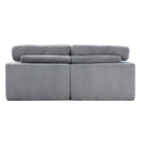 Double Chaise Lounge Chair, Oversized Upholstered Sleeper Cloud Couch