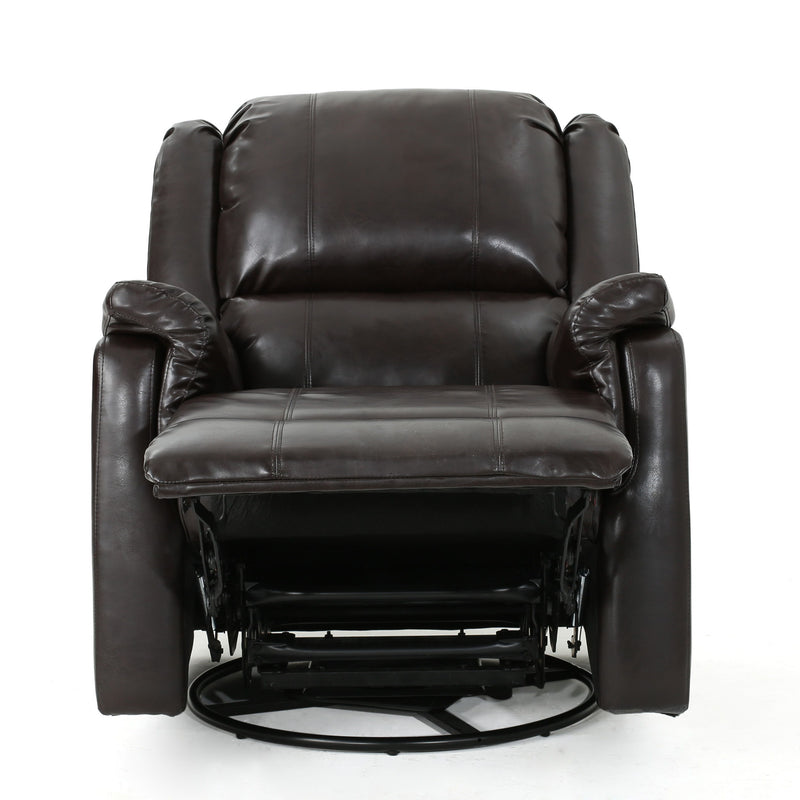 Glider Recliner With Swivel, Manual Reclining Chair