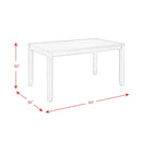 Brock - 7 Piece Dining Set (Table And Six Chairs) - Walnut