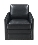 Rocha - Leather Aire Swivel Chair With Glider
