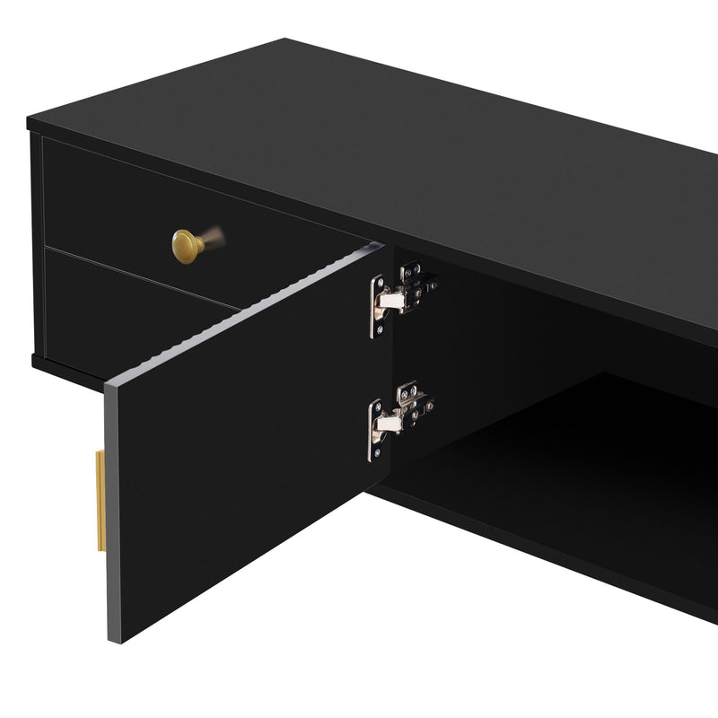Modern TV Stand With Storage For Living Room