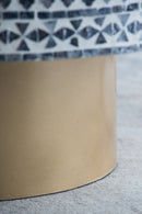 Unique Capiz Coffee Table & Pedestal Base