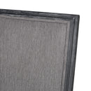 French Country Style Upholstered Dining Chair With Square Backrest