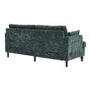 Chenille 2 Seater Sofa With LED Light, USB Charging Port, And Storage Bag