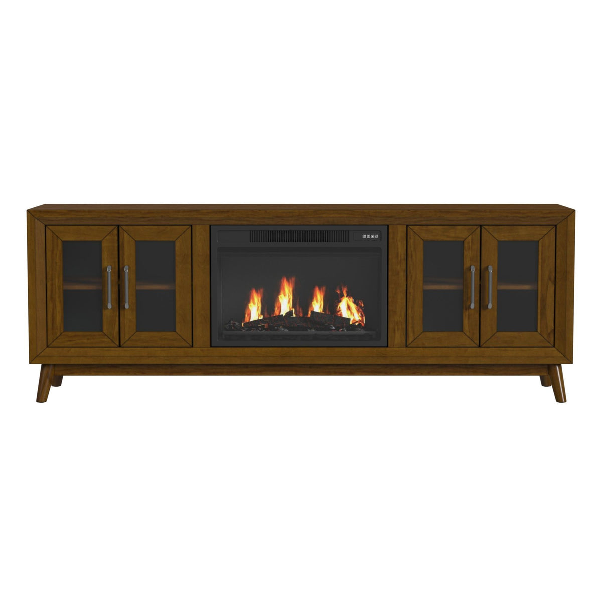 Santa Barbara TV Console in Dark Brown by Elements International, view 7