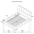 Nollet - Upholstered Platform Bed