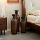 Classic And Neat Floor Vase, High Independent Flower Stand (Set of 3)