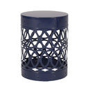 Outdoor Metal Large End Table, Modern Design