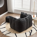 Soft Chenille Bean Bag Chair With High Resilient Foam