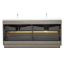 Bathin Freestanding Bathroom Vanity With Double Sinks, Bathroom Storage Vanity Cabinet With Stone Resin Countertop And Soft Close Drawers