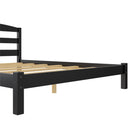 Leighton - Full Size Platform Bed, Low Profile Design - Black
