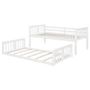 Solid Construction Bunk Bed & Ladder